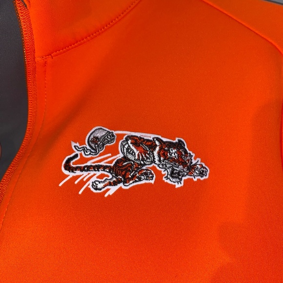 ANTIGUA Women's XL Orange Throwback Cincinnati Bengals Performace Jacket - Picture 5 of 14